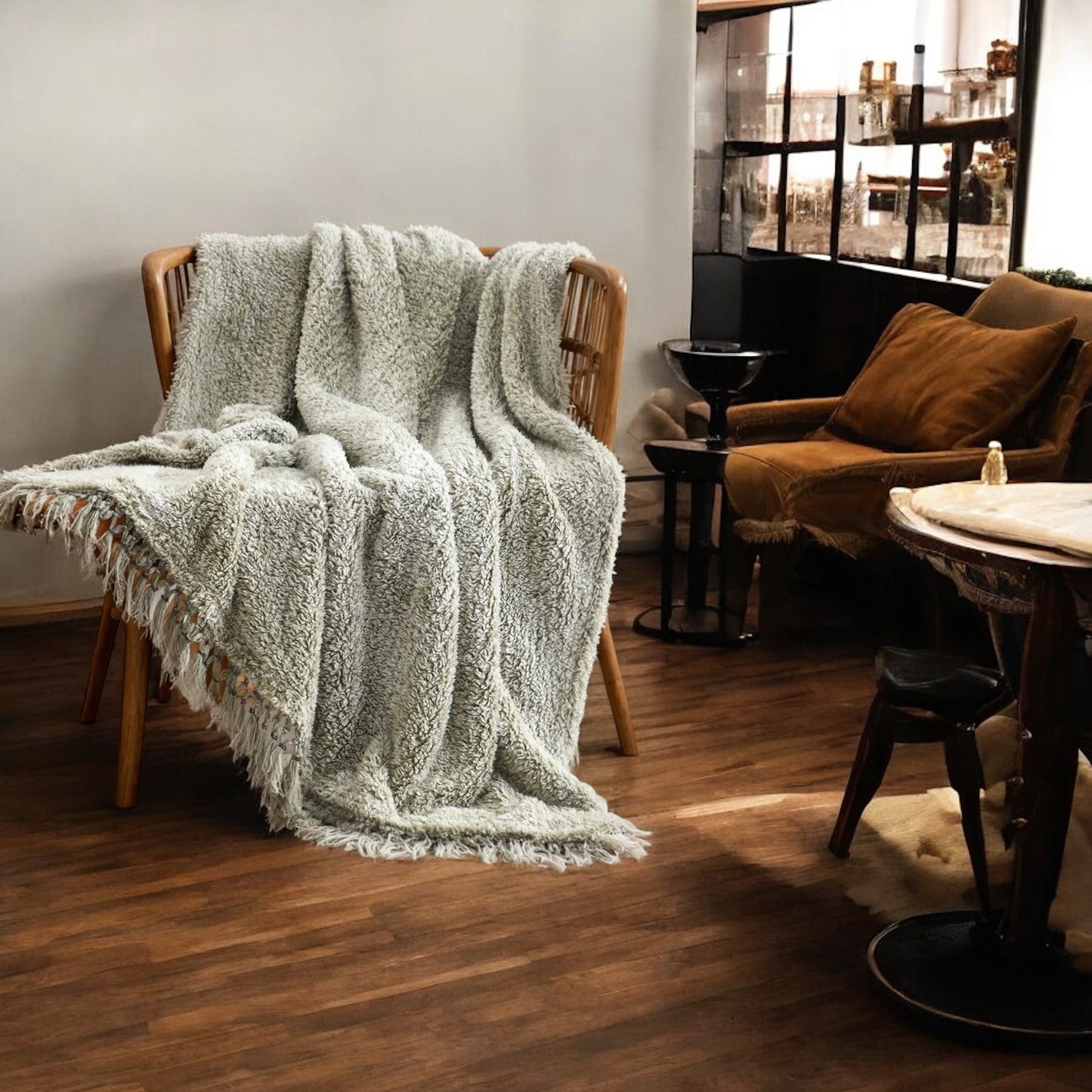 Ultra Cozy Soft Sherpa Fleece Throw Blanket