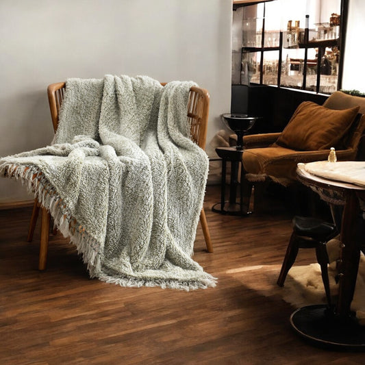 Ultra Cozy Soft Sherpa Fleece Throw Blanket
